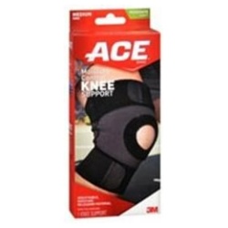 ACE KNEE SUPPORT MOIST CONTROL MED