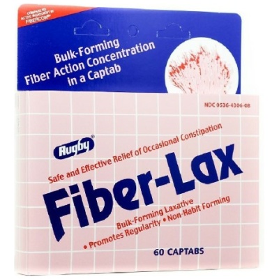 FIBER-LAX 650MG TABLET 60CT RUGBY