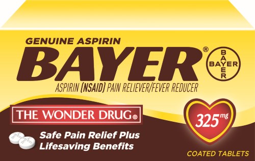 BAYER ASPIRIN TABLET 325MG 50CT