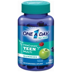 ONE-A-DAY VITAC TEEN FOR HIM GUMMY 60CT