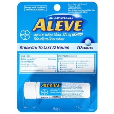 ALEVE TAB VIAL 10CT T/S PACK OF 6