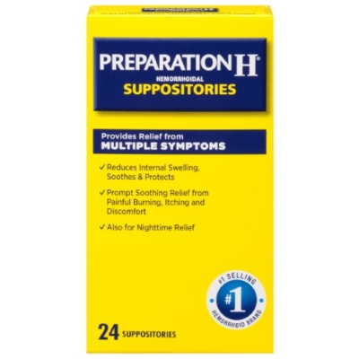 PREPARATION H SUPPOSITORY 24CT