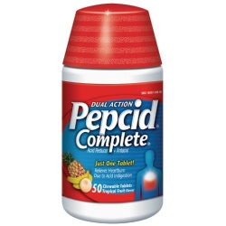 PEPCID COMPLETE CHEWS TROP FRUIT 50CT