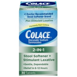 COLACE 2-IN-1 TABLETS 30CT