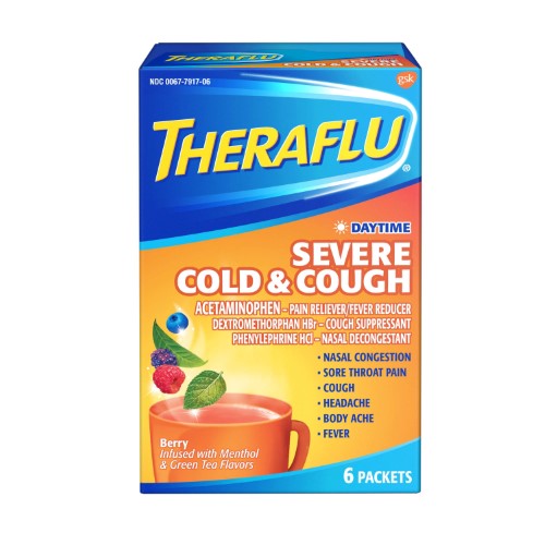 THERAFLU DAY SEVERE COLD & COUGH 6CT