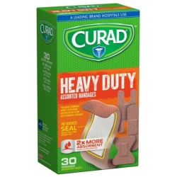 CURAD BANDAGE EXTREME HOLD ASST 30CT