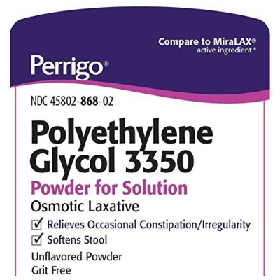 POLETHYLEN GLYCOL 3350 POWDER 119GM PER