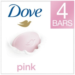 DOVE BAR SOAP PINK 4X4.25OZ