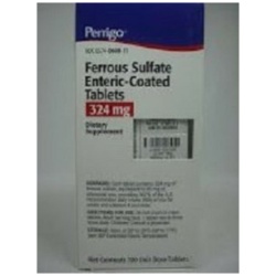 FERROUS SULFATE 324 MG RED TAB 100 UD