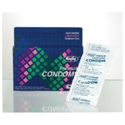Rugby Condoms Premium Lubricated Latex