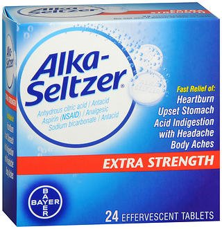 ALKA-SELTZER EXTRA STRENGTH TABLET 24CT