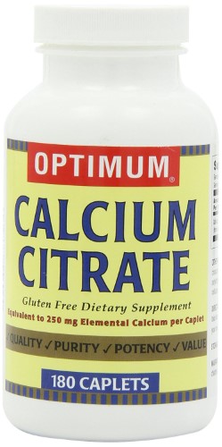 CALCIUM CITRATE 250MG TABLET 180CT M-H