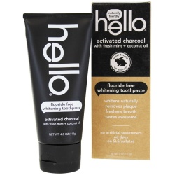 HELLO ACTIVATED CHARCOAL T/P 4OZ