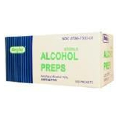 ALCOHOL PREP PADS 100CT RUGBY