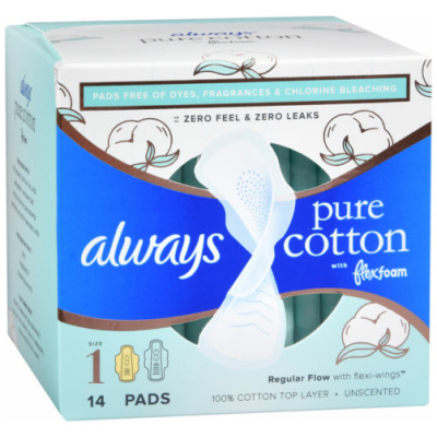 Always Pure Cotton with FlexFoam Pad