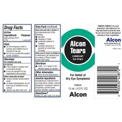 Alcon Tears Lubricant Dry Eye Drops - 0.5 oz By Alcon