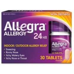 Allegra 24 Hour Allergy Relief Tablets - 30ct