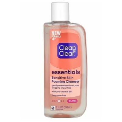 Clean & Clear Essentials Foaming Facial Cleanser, 8 oz