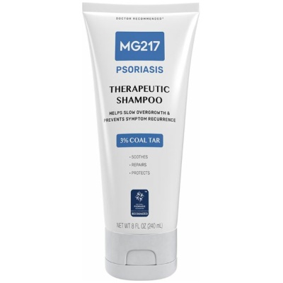 MG217 Psoriasis Coal Tar Therapeutic Shampoo - 8 Oz