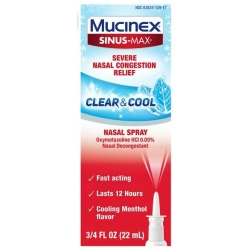 Mucinex Sinus-Max Full Force Nasal Decongestant Spray, 0.75oz