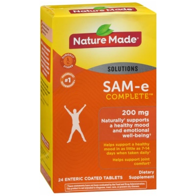 Nature Made SAM-e 200 mg Complete, Dietary Supplement 24 Count