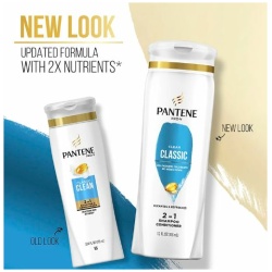 Pantene PRO-V Classic Clean 2in1 Shampoo + Conditioner, 12.0oz