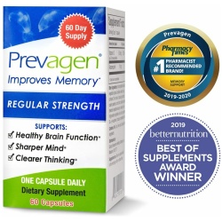 Prevagen Improves Memory - Regular Strength 10mg, 60 Capsules, with Apoaequorin & Vitamin D & Prevagen 7-Day Pill Minder | Brain Supplement for Better Brain Health, Supports Healthy Brain Function