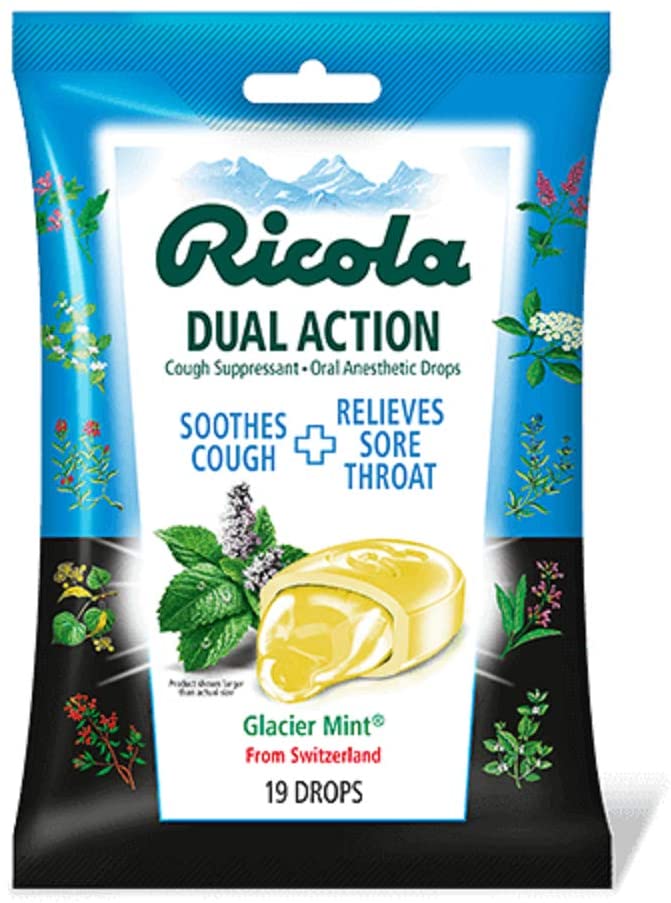 Ricola Bag Dual Action Glacier Mint 19ct Wholesale Supplier 🛍️ Ricola OTC Superstore