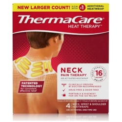 Thermacare Neck Wrist Shoulder Heatwrap - 4ct