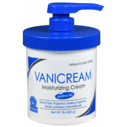 Vanicream Moisturizing Skin Cream with Pump Dispenser 1 Lb (453 G)