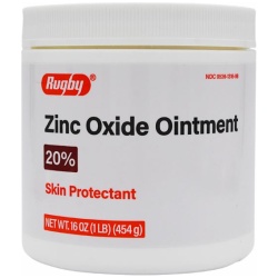 Rugby Zinc Oxide Ointment 20% 1 lb jar