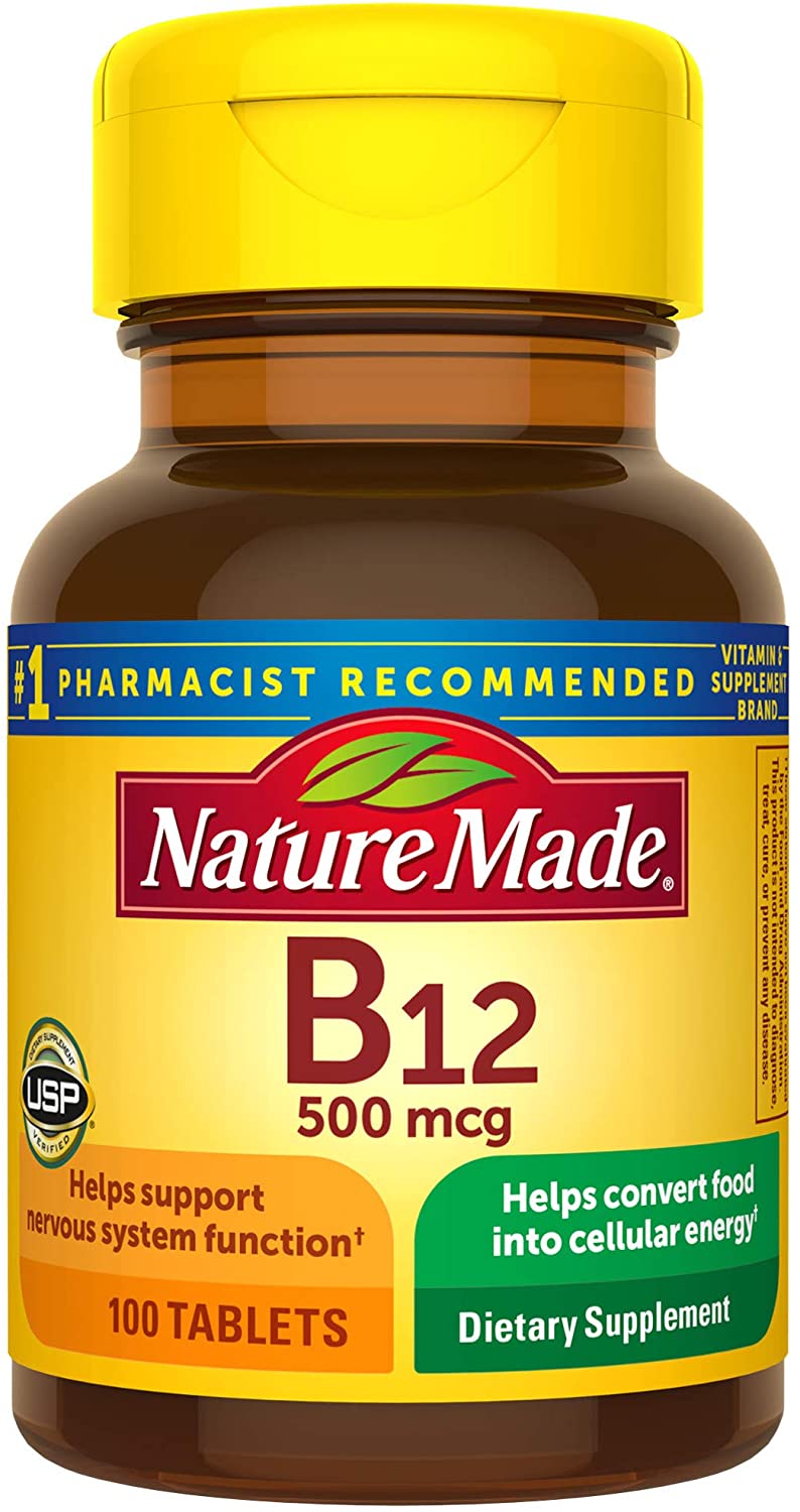 Nature Made Vitamin B12 500 mcg Tablets 100 ea Wholesale Supplier 🛍️